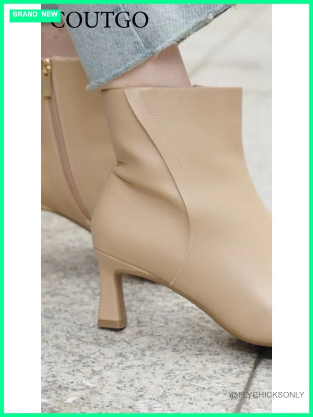 Womens Ankle Boots Kitten Low Heel Closed Pointed Booties Side Zipper Dress